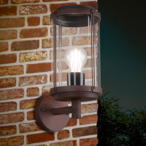 Rust Coloured outdoor light industrial, Sammy, IP44