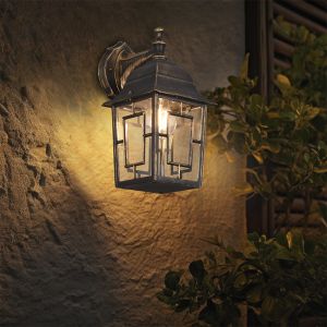 Rust Coloured outdoor light classic, Viyan, IP23