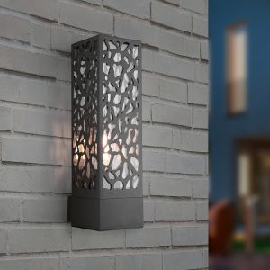 Anthracite outdoor light modern, Tobias, IP44
