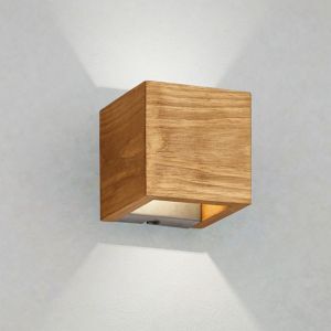 Wood up down wall light brown, Deka, 4W, 3000K LED