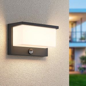 Anthracite outdoor light modern, Slimane, 13W, 3000K LED, IP54