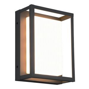 Anthracite outdoor light metal, Rolina, 10W, warm to cold white adjustable LED, IP54, 3-step dimmable