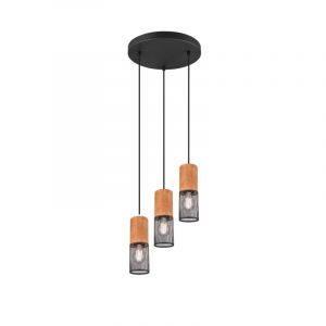 Black dining table hanging lamp vintage, Jessica