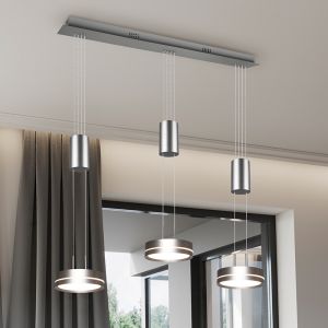 Nickel pendant light modern, Marjon, 9W, 3000K LED