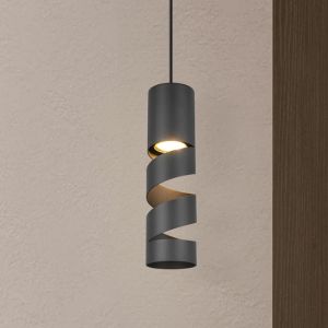 Black dining table hanging lamp design, Marouan