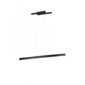 Black pendant light modern, Thyra, 44W, 3000K LED