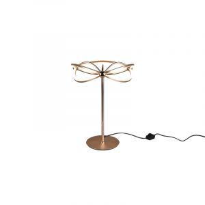 Brass table lamp modern, Remy, 20W, 3000K LED, with switch