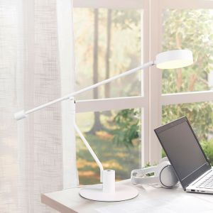 White table lamp modern, Koendert, 6W, white switch LED, with touch dimmer