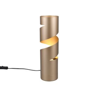 Brown table lamp design, Marouan, with switch