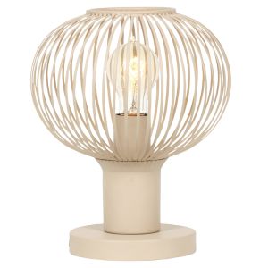 Beige table lamp industrial, Gjalt