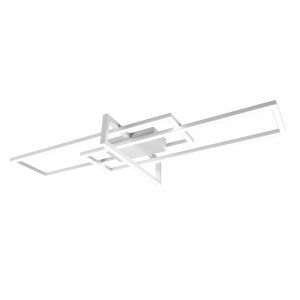 White flush ceiling light modern, Hatun, 34W, 4000K LED