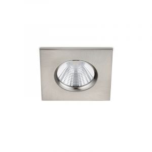 Nickel bathroom recessed downlight modern, Iman, 5W, 3000K LED, IP65