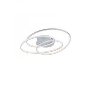 White flush ceiling light modern, Sabra, 38W, 3000K LED