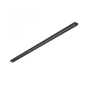 1 meter track for 2-phase track lighting, black