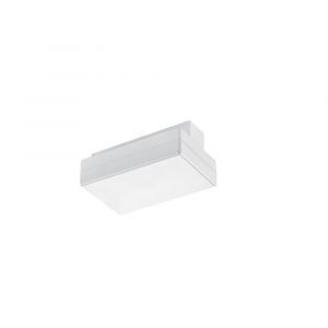 Flexible supply line without power supply, white