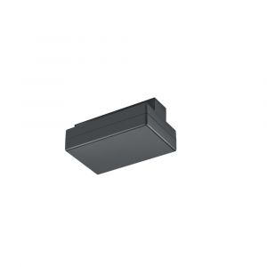 Flexible supply line without power supply, black