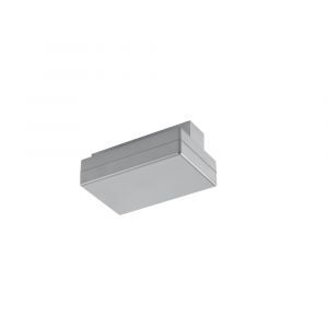 Flexible supply line without power supply, gray