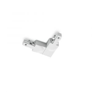 Corner piece with protective guide inside, white