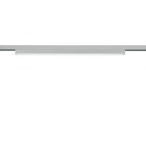 Gray clamp lamp Chloe for 2-phase track lighting