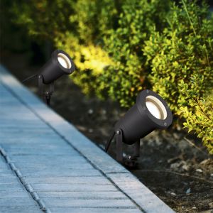 Anthracite garden spike light modern, Tau, IP65