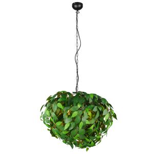 Green dining table hanging lamp design, Urwa