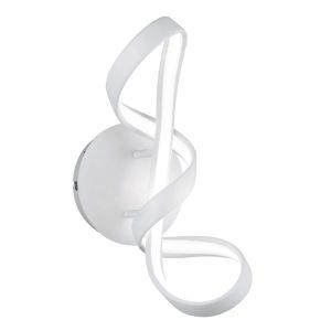 White wall light design, Renso, 18W, 4000K LED, 3-step dimmable