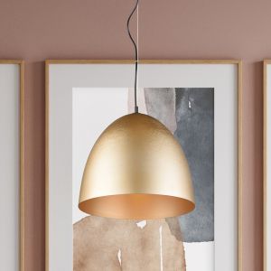 Brass dome pendant light modern, Ingmar