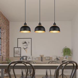 Black pendant light industrial, Sylvano