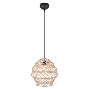 Brown pendant light rustic, Liduina