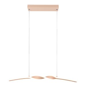 Brown pendant light design, Quirinus, 18W, 4000K LED
