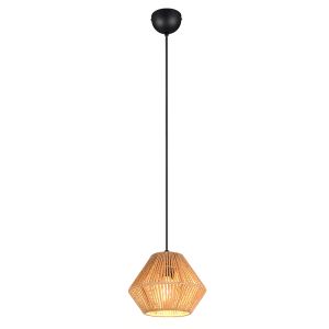 Paper pendant light black, Isaiah