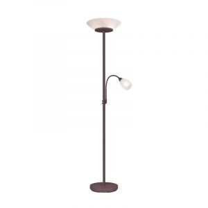Rust Coloured reading floor lamp modern, Larry