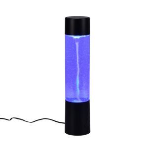 Black table lamp modern, Mehdi, 1W, RGB LED, with switch