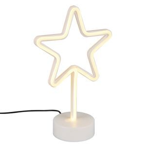White kid's table lamp plastic, Sario, 1W, 3000K LED