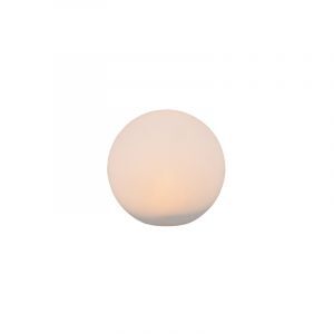 White solar garden spike light modern, Yavuz, 0,5W, RGBW LED, IP67, with remote control