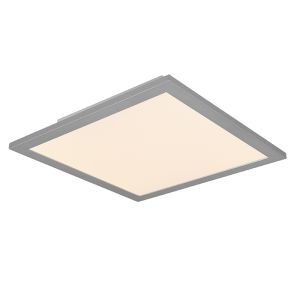 Grey flush ceiling light modern, Nejla, 13,5W, 3000K LED
