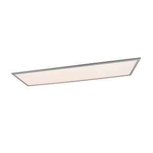 Grey flush ceiling light modern, Marlise, 33,5W, warm to cold white adjustable LED, with remote control