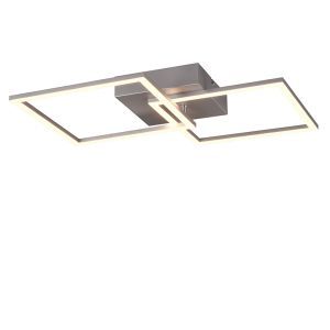 Grey flush ceiling light modern, Margaux, 20W, 3000K LED
