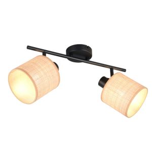 Cream ceiling spotlight rustic, Peder
