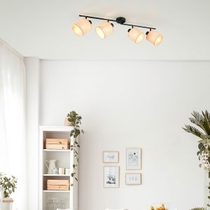 Cream ceiling spotlight rustic, Peder