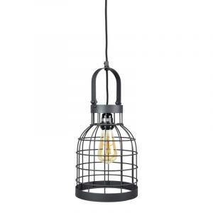 Industrial dining table hanging lamp black, Faber