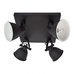 Industrial ceiling spotlight black, Redon