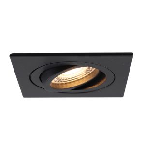 Aluminium recessed light black, Aart