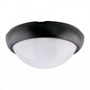 Plastic staircase light black, Xenia, 8W, 6400K LED, IP54