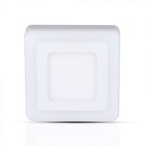 Plastic staircase light white, Haley, 8W, 3000K LED, IP54