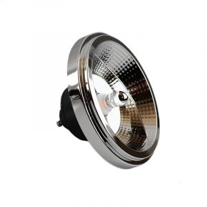Olucia GU10 LED light bulb, AR111, black, 12w, dim to warm