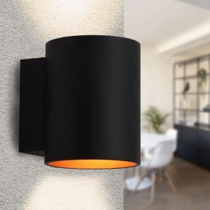 Modern up down wall light gold, Dalila