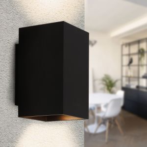 Modern up down wall light black, Sandy