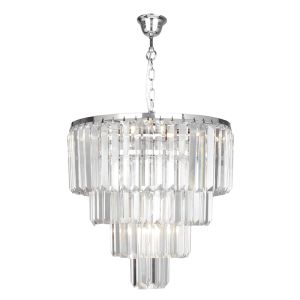 Design pendant light chrome, Kajol