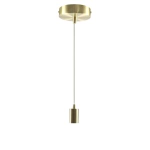 Aluminium pendant light without shade gold, Rika